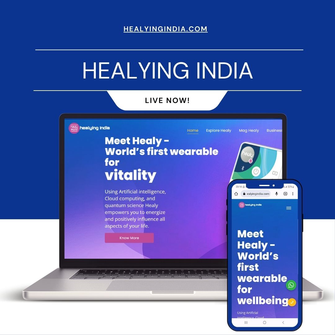 WEBSITE DEVLOPED BY DMARK SOLUTINS healyingindia